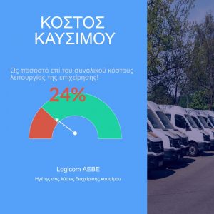 logicom.gr καύσιμο 24 τοις εκατό επί συνολικού κόστους λειτουργίας